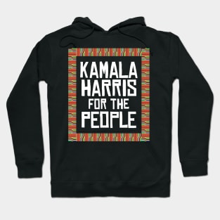 Kamala Harris for the people afro american pattern Hoodie